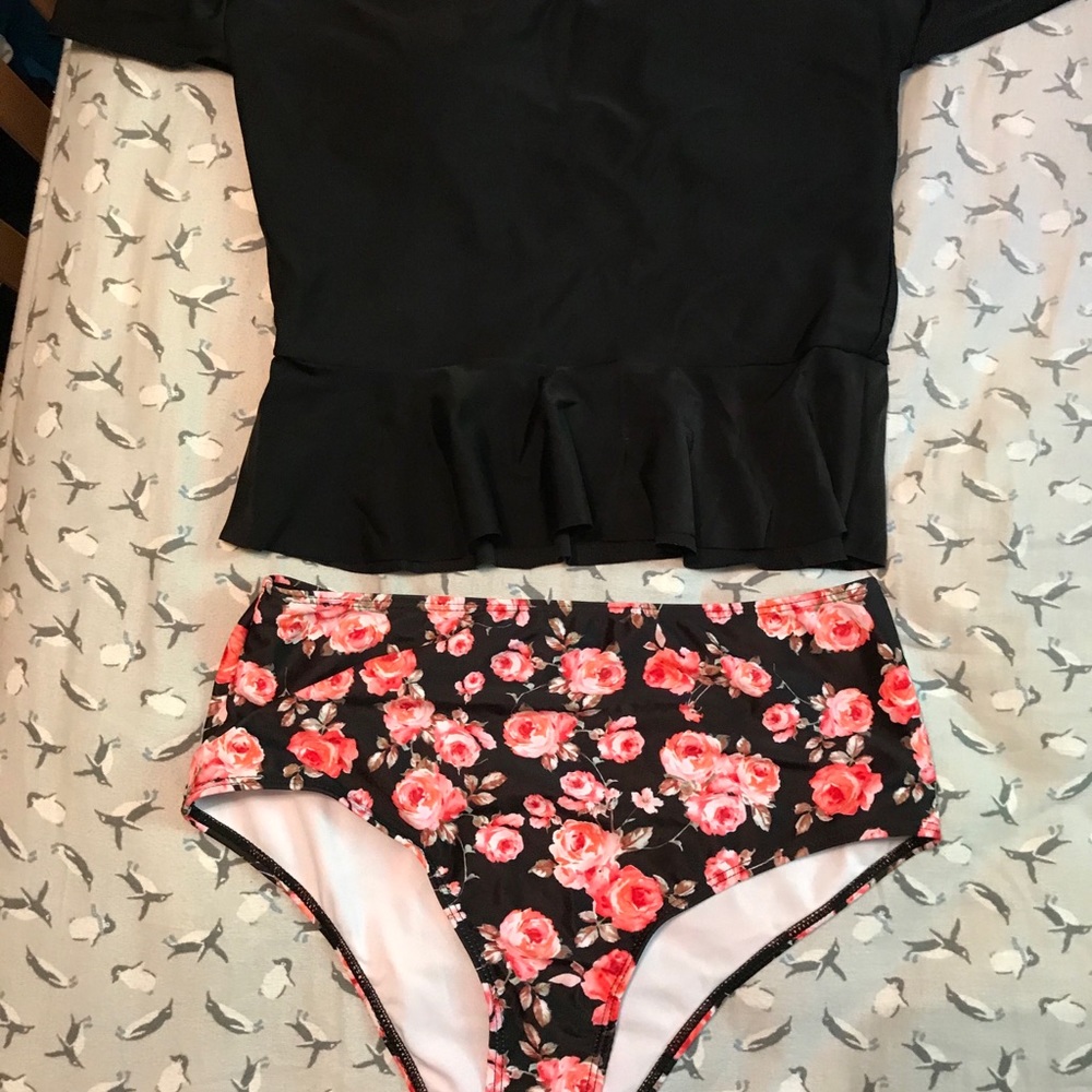 Off the shoulder bathing suit
